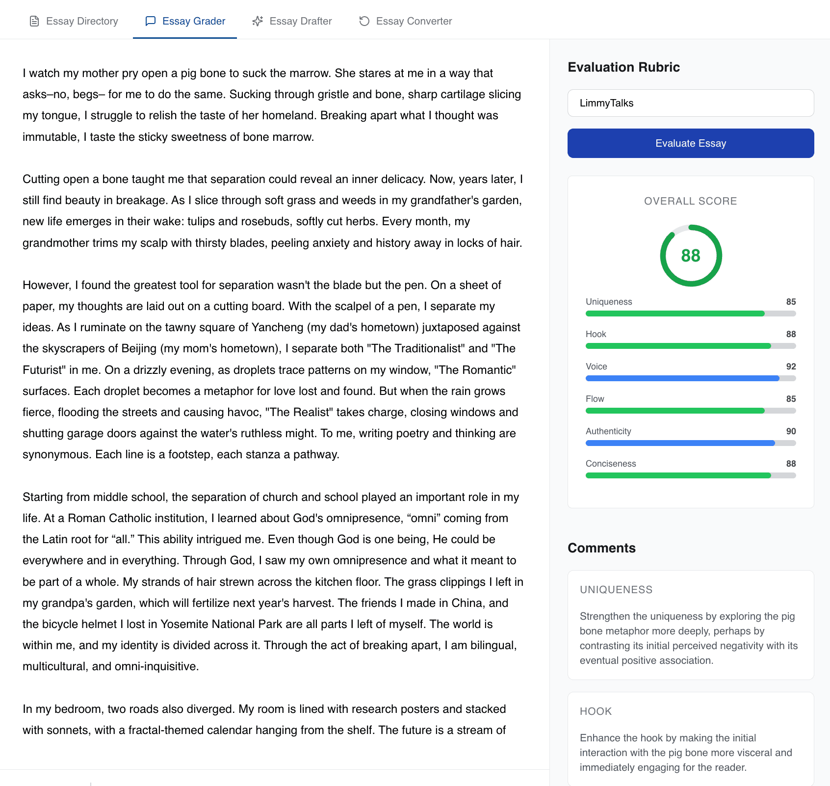 Research Assistant Interface Preview
